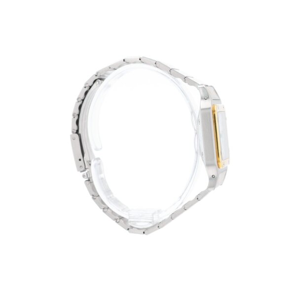 Cartier Santos Galbée Automatic 29mm White Roman Numeral Two-Tone Watch 1172961